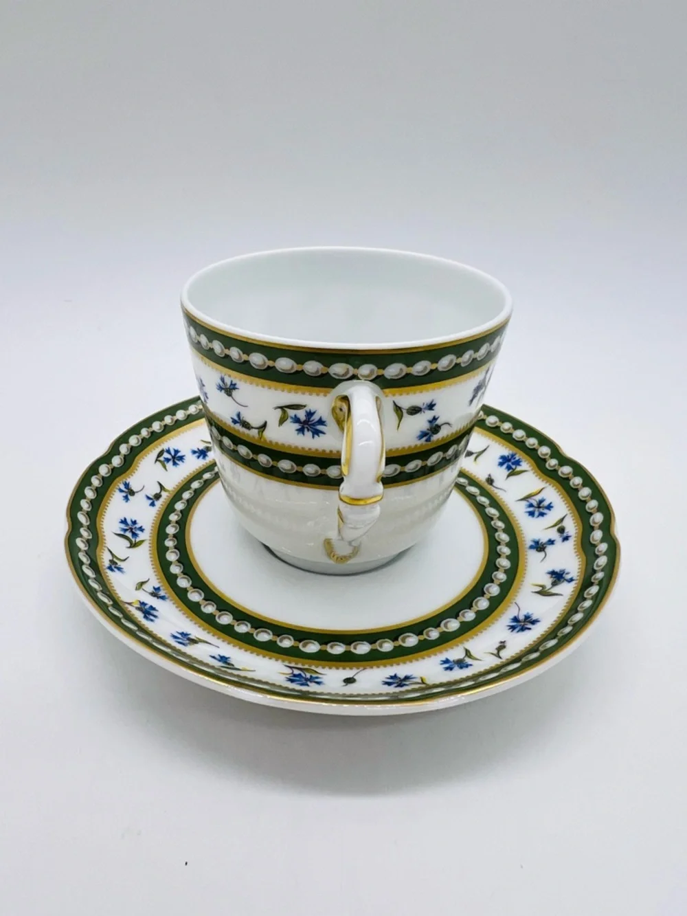 Bernardaud Ancienne Royal Limoges Expresso Cup And Saucer